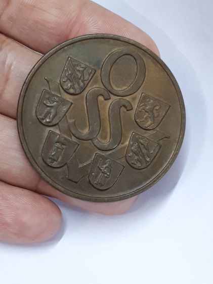 (บ.291) เหรียญนอกเก่า เนื้อทองเเดง รูปที่ 6