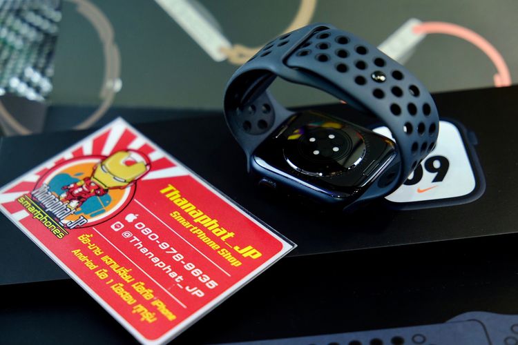 Apple Watch S7 Nike (GPS) 45mm สีดำ ⚫ประกัน23-12-65 สวยไร้รอย แบต100 ครบกล่อง เครื่องศูนย์TH รูปที่ 4