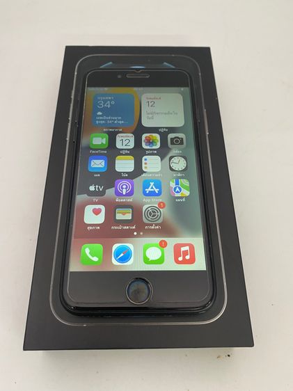 ขาย iPhone 8 สีดำ 64GB ศูนย์ไทย model th สภาพสวย สแกนนิ้วได้ รีเซ็ตได้ ไม่ตืดไอคราว อุปกรณ์ครบ  รูปที่ 1