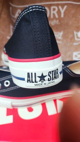 CONVERSE Canvas All-Star J Ox Black Trico Made in Japan รูปที่ 5
