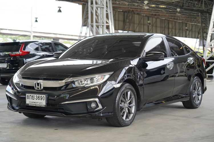 Honda Civic 2019 1.8 EL i-VTEC Sedan เบนซิน ไม่ติดแก๊ส เกียร์อัตโนมัติ ดำ
