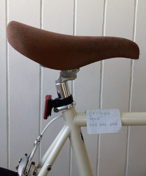 ขายจักรยานเสือหมอบ FUJI BALLAD R แฮนด์หมอบ 16 สปีด สภาพ 90 สีขาช้าง รูปที่ 8