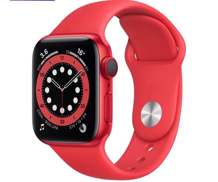 Apple Watch Series 6 GPS Cellular 40mm Aluminium Case with PRODUCT RED สาย Sport Band สีแดง  รูปที่ 9