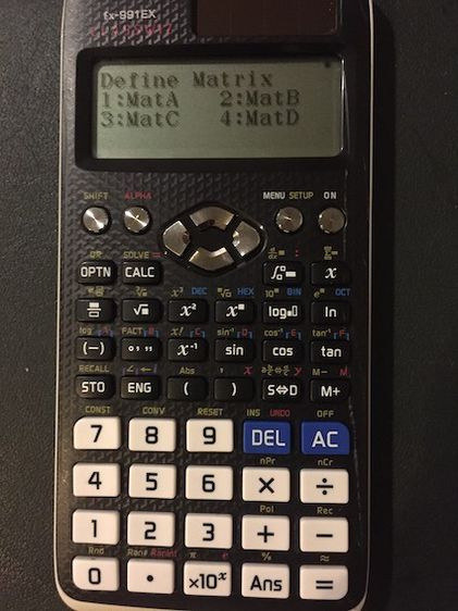 Casio FX 991 EX Classwiz Calculator เครื่องคิดเลขวิทยาศาสตร์ รูปที่ 4