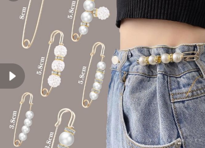 เข็มกลัดแต่งมุก สไตล์​เกาหลี รูปที่ 2