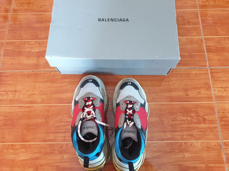 Balenciaga Sneaker Tess s.Gomma  BLU RED GRAY E 41 รูปที่ 3