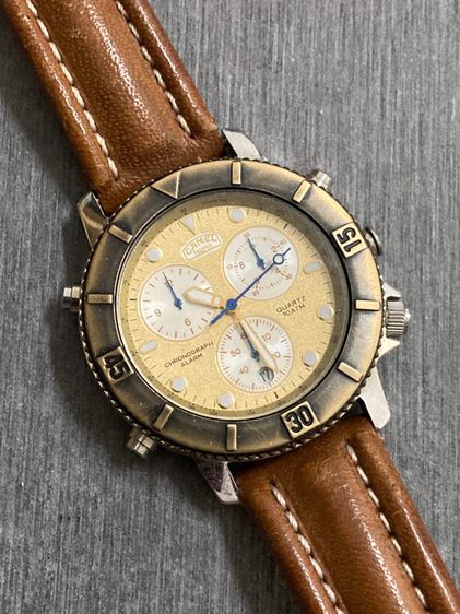 ตัวTopสุดของรุ่นละกับนาฬิกาจับเวลาเดินป่าVintage Watch Camel Trophy Chronograph mouvement Citizen 3S10 Quartz 1990’s รูปที่ 7