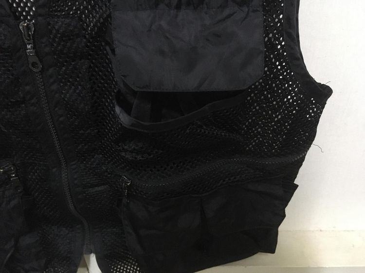 เสื้อกั๊ก (แจ็คเก็ตแขนกุด) แบรนด์ d.m.m สีดำ รูปที่ 6