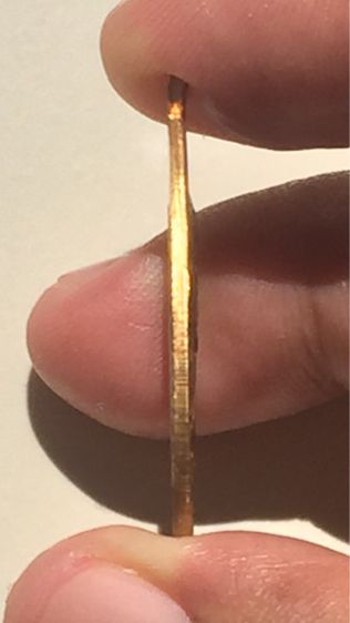 เหรียญหลวงพ่อคูณ วัดบ้านไร่ ปี 2512 เนื้อทองแดงกะไหล่ทอง(มีจาน) รูปที่ 4
