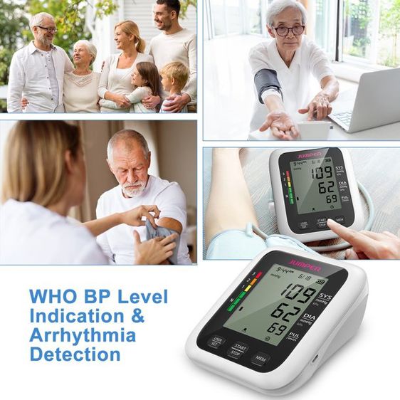 🔔ส่งฟรี🔔 Jumper เครื่องวัดความดันโลหิต รุ่น JPD-HA100 Blood Pressure Monitor Model HA100 รูปที่ 9