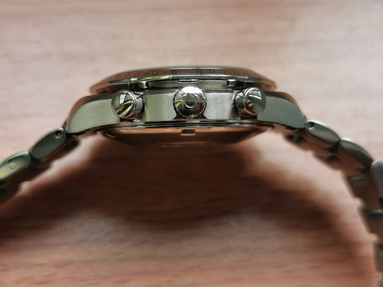 Omega Speedmaster Chronometer Date White dial Automatic Watch (Panda)  รูปที่ 13