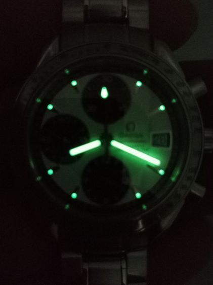 Omega Speedmaster Chronometer Date White dial Automatic Watch (Panda)  รูปที่ 17