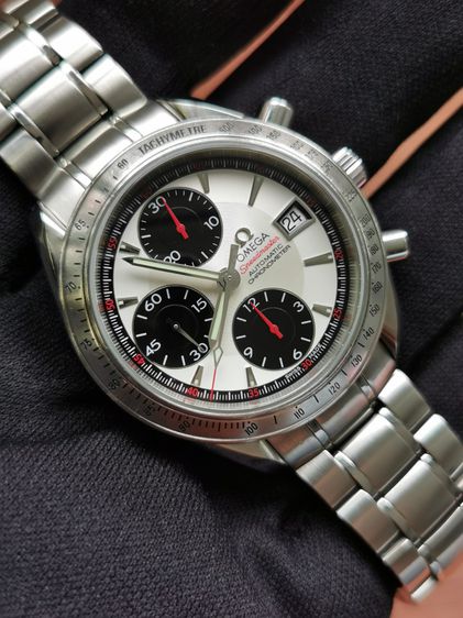 Omega Speedmaster Chronometer Date White dial Automatic Watch (Panda)  รูปที่ 4
