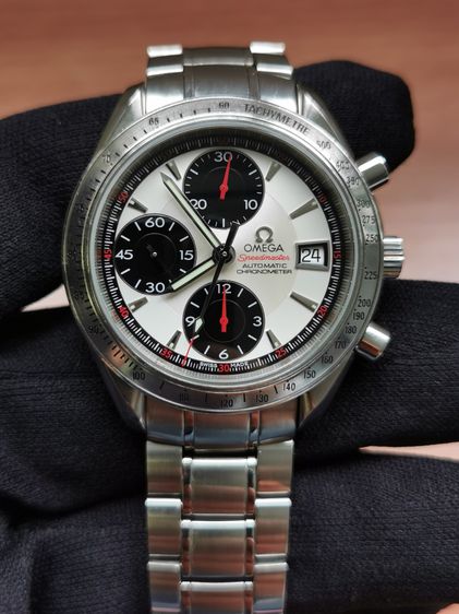 Omega Speedmaster Chronometer Date White dial Automatic Watch (Panda)  รูปที่ 3