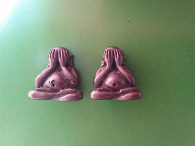 พระปิดตาปุ้มปุ้ย เนื้อเมฆสิทธิ์ล.พ.ดี วัดพระรูป สุพรรณบุรี ปี2538