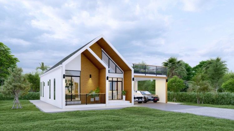 รับออกแบบ3D Perspective - เขียนแบบก่อสร้างยื่นขออนุญาตก่อสร้าง รูปที่ 7