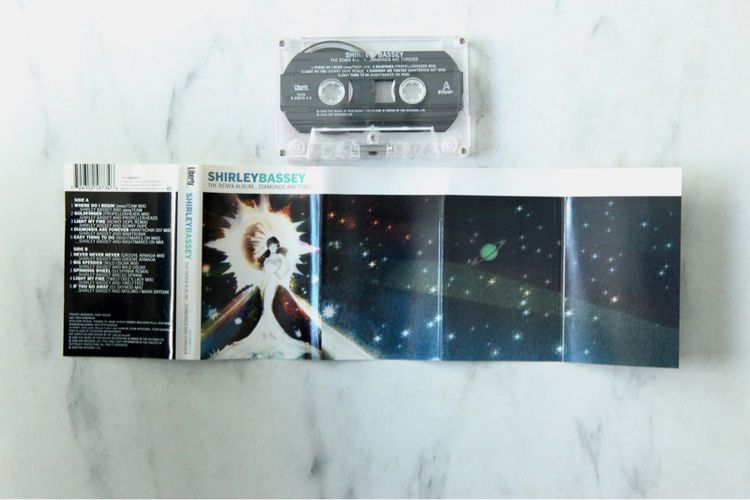 เทปคาสเซ็ทShirley bassey ชุดthe remix album diamonds are forever(พ.ศ.2543) รูปที่ 3