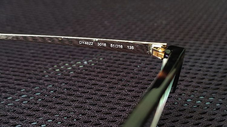 DKNY DY4622 3016 Eyeglasses Frame 51-16-135 Brown Tortoise Gold R106 CATEYE G118 กรอบแว่นของแท้มือสอง เอาไปเปลี่ยนเลนส์ตามสะดวกครับ รุ่นนี้ร รูปที่ 5