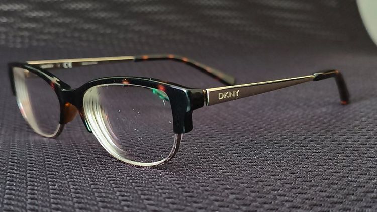DKNY DY4622 3016 Eyeglasses Frame 51-16-135 Brown Tortoise Gold R106 CATEYE G118 กรอบแว่นของแท้มือสอง เอาไปเปลี่ยนเลนส์ตามสะดวกครับ รุ่นนี้ร รูปที่ 3