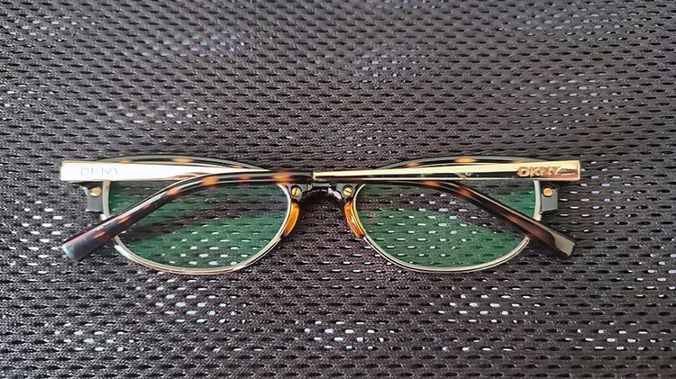 DKNY DY4622 3016 Eyeglasses Frame 51-16-135 Brown Tortoise Gold R106 CATEYE G118 กรอบแว่นของแท้มือสอง เอาไปเปลี่ยนเลนส์ตามสะดวกครับ รุ่นนี้ร รูปที่ 4