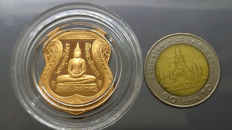เหรียญเสมาทองแดงขัดเงา3 มิติ พระพุทธโสธร รุ่นย้อนยุคสร้างโบสถ์ วัดโสธรวรารามวรวิหาร พร้อมใบเซอร์ รูปที่ 4