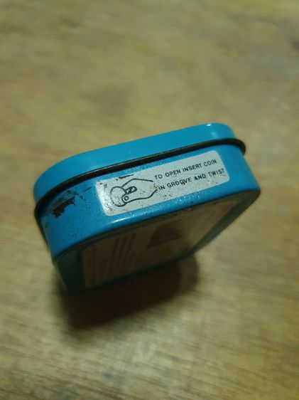 กล่องเหล็กสังกะสี Strepsils (สเตร็ปซิล) รุ่นเก่า สีฟ้าอ่อน ปี 1998 ใบที่ 2 รูปที่ 8