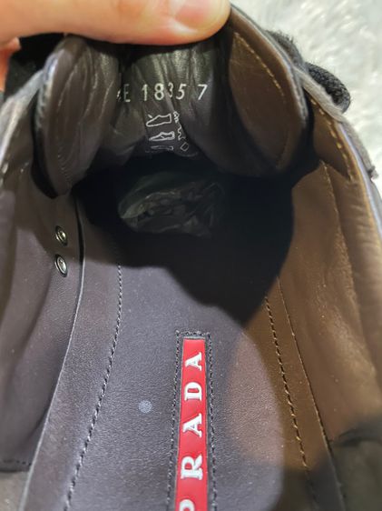 Prada Milano 4E1835 nylon scamosci Sneaker รูปที่ 6