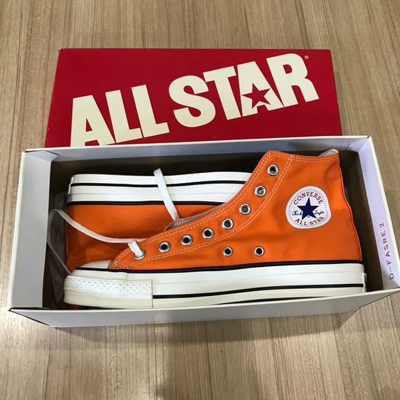 รองเท้าผ้าใบ ผ้าใบ UK 7.5 | EU 41 1/3 | US 8 ส้ม  Converse all star made in japan