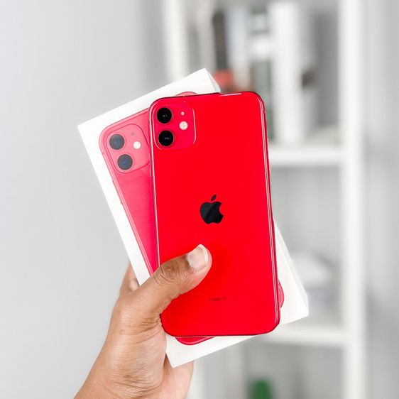 iPhone 11 128GB Th 🇹🇭 เครื่องเเท้ศูนย์ไทย สี Product Red  ยกกล่อง รูปที่ 1