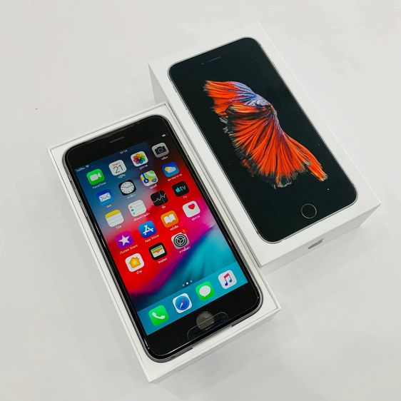 iPhone 6S Plus 32 GB สีเทาดำออกจากศูนย์ AIS ใหม่มากตามรูปใส่ได้ทุกซิม รูปที่ 1