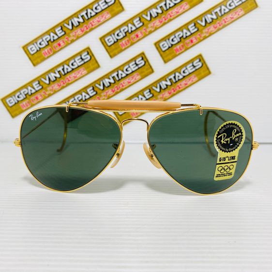 Vintage RAYBAN Aviator Outdoorman Made in USA 58 mm  รูปที่ 9