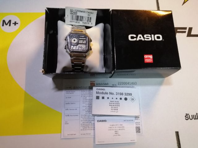 Casio World Time แบตเตอรี่10ปี กันน้ำ100ม รูปที่ 1