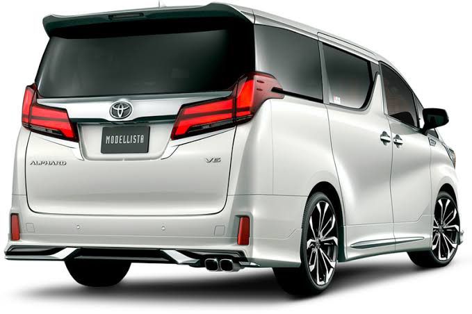 กันชนหลัง พร้อมชุดแต่ง Modellista สเกิร์ตกันชนหลัง Toyota Alphard Vellfire ANH30 รูปที่ 13