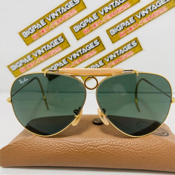 Vintage 80s RAYBAN SHOOTER MADE IN USA 62 mm ศูนย์ใหญ่ หูเกี่ยว  รูปที่ 9