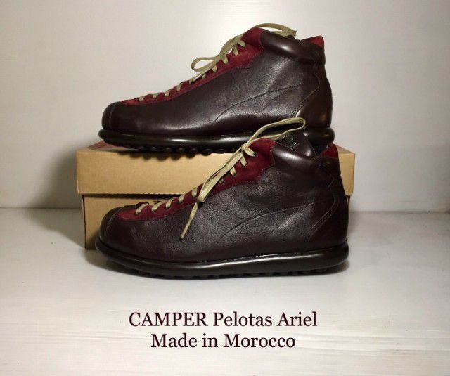 CAMPER Sneakers 42EU(27.5cm) ของแท้ มือ 2 งาน Morocco รุ่น Pelotas, รองเท้า CAMPER หนังแท้ พื้นเต็ม Original สวยมาก มีตำหนิเล็กน้อย รูปที่ 2