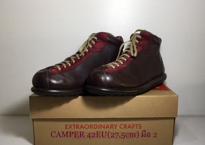 CAMPER Sneakers 42EU(27.5cm) ของแท้ มือ 2 งาน Morocco รุ่น Pelotas, รองเท้า CAMPER หนังแท้ พื้นเต็ม Original สวยมาก มีตำหนิเล็กน้อย รูปที่ 16