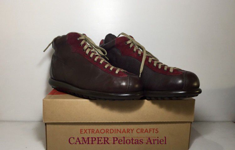 CAMPER Sneakers 42EU(27.5cm) ของแท้ มือ 2 งาน Morocco รุ่น Pelotas, รองเท้า CAMPER หนังแท้ พื้นเต็ม Original สวยมาก มีตำหนิเล็กน้อย รูปที่ 15