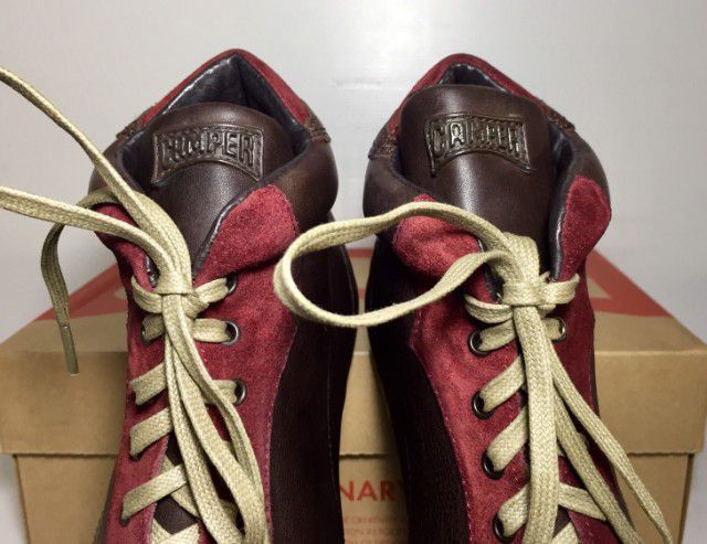 CAMPER Sneakers 42EU(27.5cm) ของแท้ มือ 2 งาน Morocco รุ่น Pelotas, รองเท้า CAMPER หนังแท้ พื้นเต็ม Original สวยมาก มีตำหนิเล็กน้อย รูปที่ 6