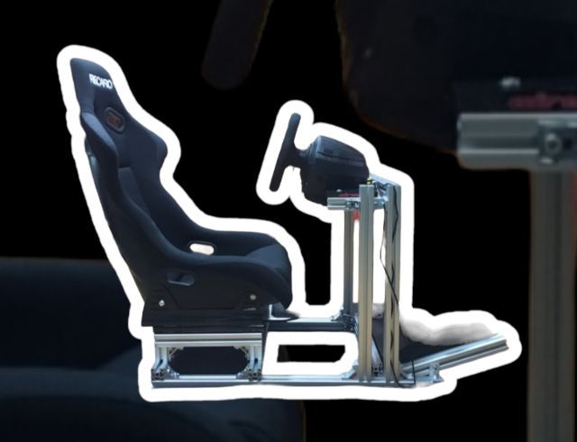 ขายเก้าอี้ที่นั่งเล่นเกมส์รถแข่ง Playstation ทำจาก Alumimium profile แข็งแรง พร้อมเบาะ (ไม่รวมพวงมาลัย,เครื่องเกมส์) สภาพสวยใหม่ รูปที่ 2