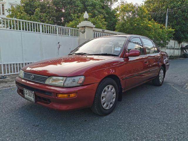 Toyota Corolla 1995 1.3 GXi Sedan เบนซิน ไม่ติดแก๊ส เกียร์ธรรมดา แดง