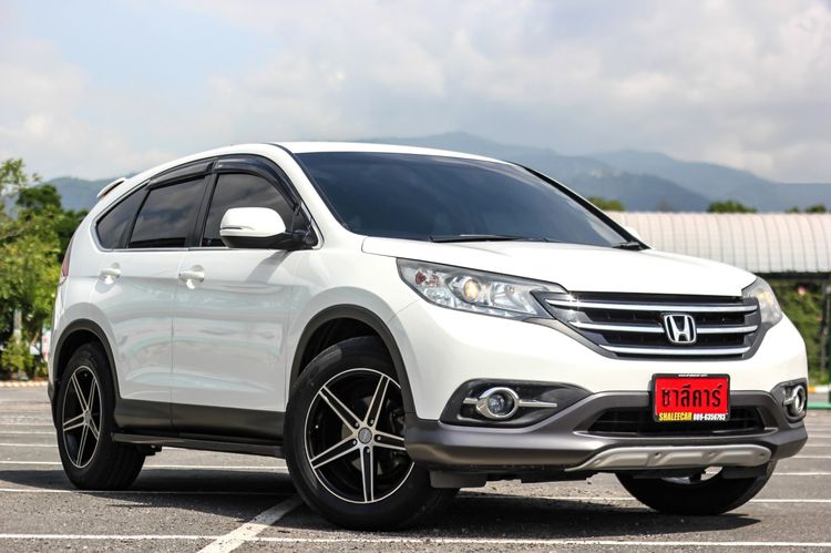 Honda CR-V 2013 2.0 S Utility-car เบนซิน ไม่ติดแก๊ส เกียร์อัตโนมัติ ขาว