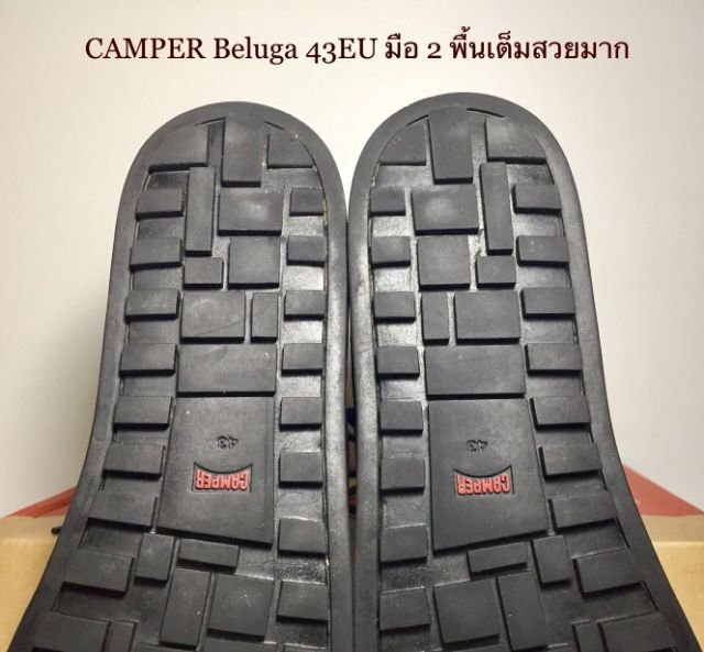 CAMPER Boots 43EU(28.5cm) ของแท้ มือ 2 รุ่น Beluga, รองเท้าบู้ท CAMPER หนังแท้ไร้ริ้วรอย Original พื้นเต็มเหมือนใหม่ ไม่มีตำหนิใดๆ สวยมาก รูปที่ 11