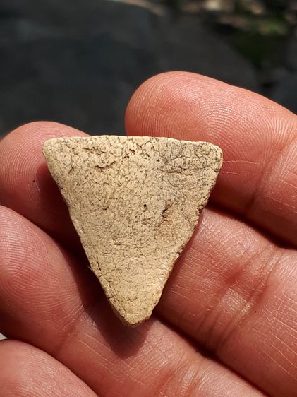 พระปิดตา พิมพ์สามเหลี่ยม หลวงปู่ภู วัดอินทรวิหาร เนื้อผงพุทธคุณ มวลสารครบ จัด ละเอียด หลังเรียบ รูปทรงสวย งดงาม ขอบไม่คม แห้ง เหี่ยว ยุบย่น  รูปที่ 9