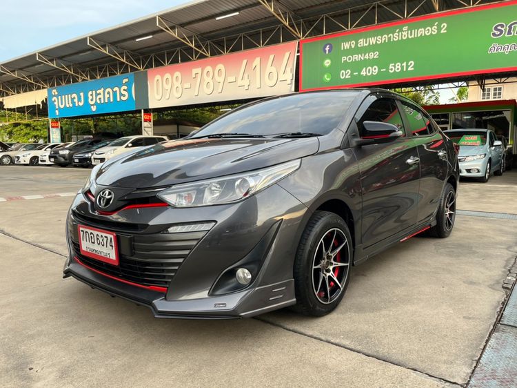 Toyota Yaris ATIV 2018 1.2 S Sedan เบนซิน ไม่ติดแก๊ส เกียร์อัตโนมัติ ดำ