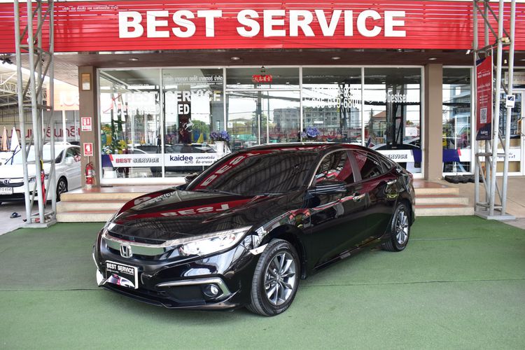 Honda Civic 2020 1.8 EL i-VTEC Sedan เบนซิน ไม่ติดแก๊ส เกียร์อัตโนมัติ ดำ
