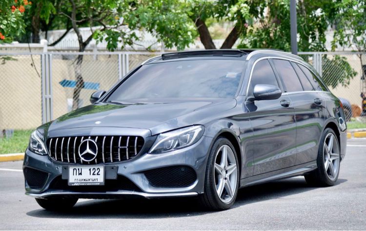 Mercedes-Benz C-Class 2015 Sedan ดีเซล ไม่ติดแก๊ส เกียร์อัตโนมัติ เทา