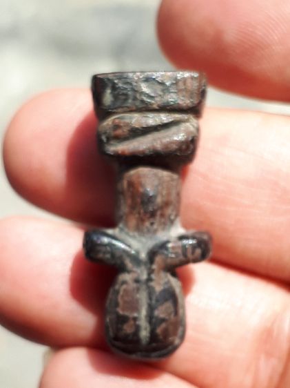 พระปิดตา ไม้ต้นตาล ลงรัก สูง 3 CM. เนื้อเรียบ แห้ง มัน เหี่ยว เก่า สวย สมบูรณ์ แท้ หายาก สุดขลัง รูปที่ 12