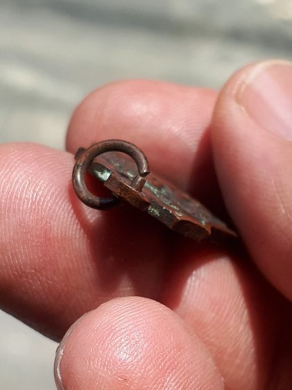 เหรียญ พระเกจิสองหน้า เนื้อทองแดง ผิวเดิม เก่า แท้ แปลก หายาก ไม่รู้ที่  รูปที่ 8