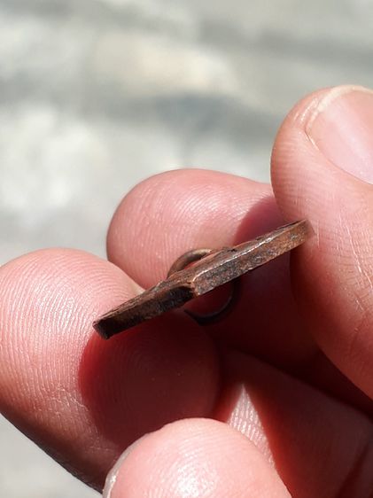 เหรียญ พระเกจิสองหน้า เนื้อทองแดง ผิวเดิม เก่า แท้ แปลก หายาก ไม่รู้ที่  รูปที่ 7