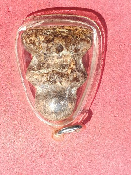 พระปิดตา หลวงปู่เอี่ยม วัดสะพานสูง เนื้อผง ลอยองค์ ผิวมัน ออกสีขาวอมเหลือง มีเม็ดขี้ยุ่ง แห้ง ย่น เหี่ยว รูปทรงสวยงาม Classic สภาพสมบูรณ์ แท รูปที่ 2